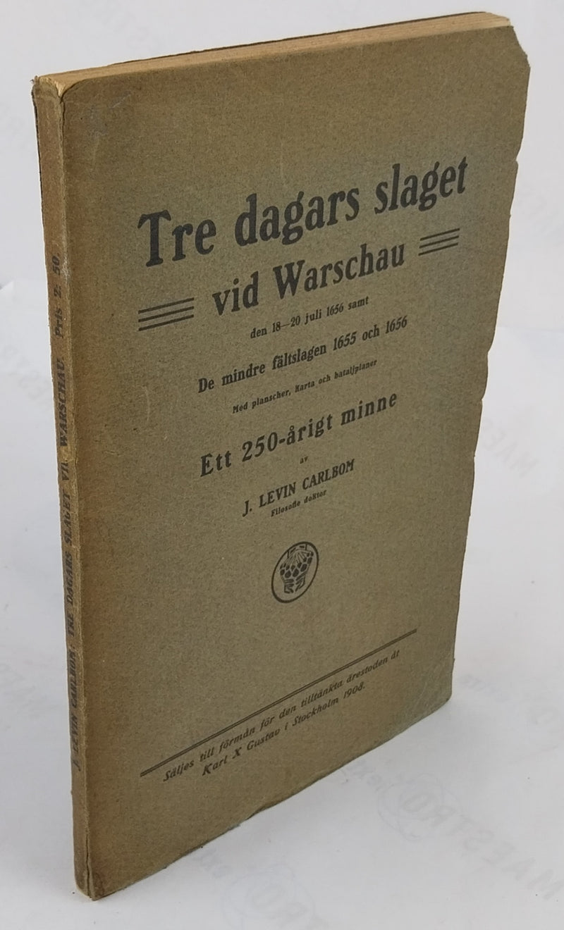 Tre dagars slaget vid Warschau den 18-20 juli 1656