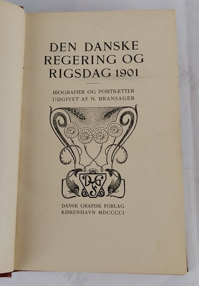 Den Danske Regering og Rigsdag 1901