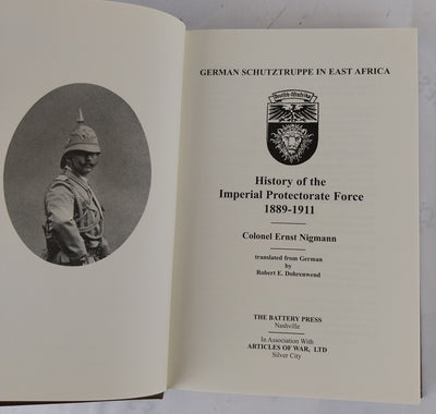 History of the Imperial Protectorate Force 1889-1911