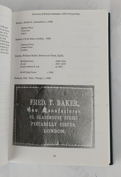 Boothroyd's Directory of British Gunmakers