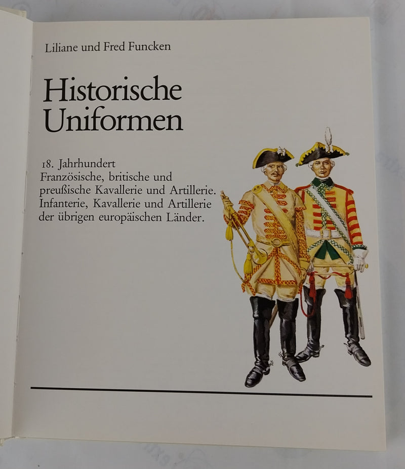 Historische Uniformen 18. Jahrhundert.