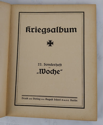 Kriegsalbum 22. Sonderheft der "Woche"