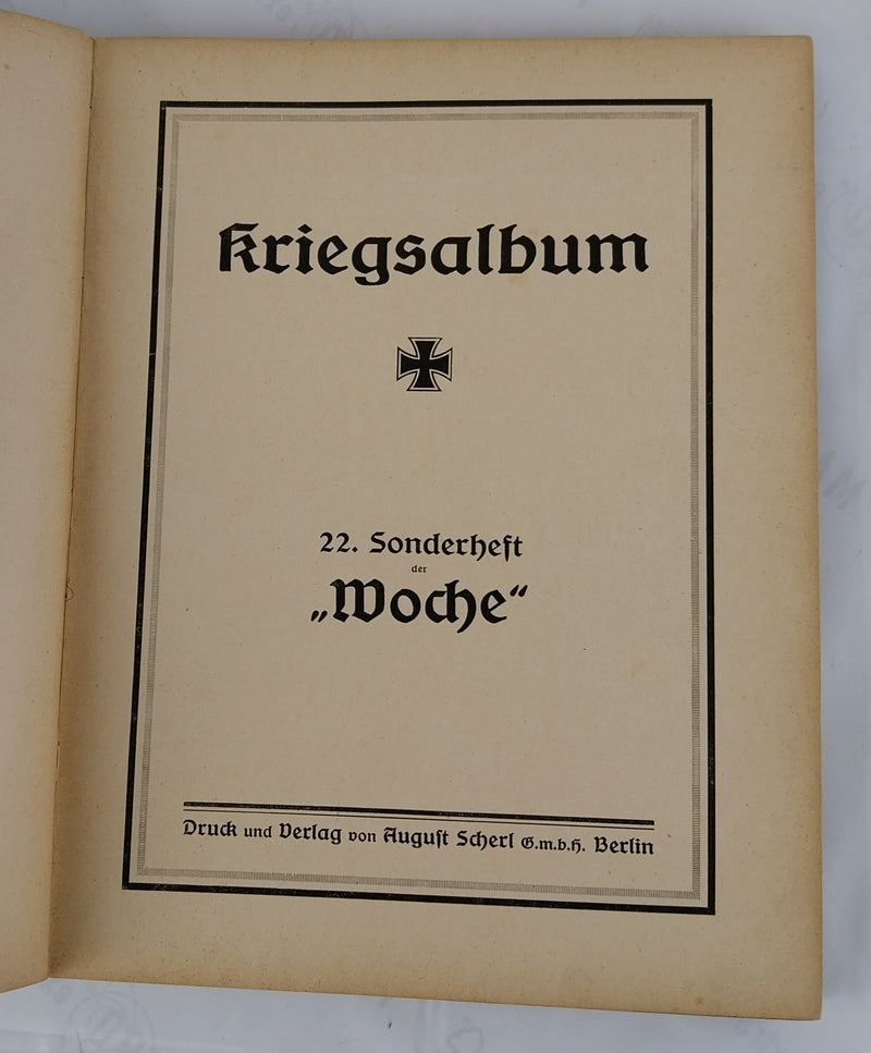 Kriegsalbum 22. Sonderheft der "Woche"