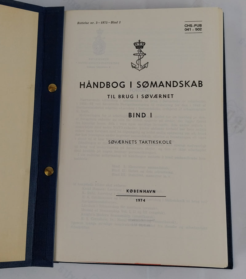 Håndbog i Sømandskab. Bind 1-3