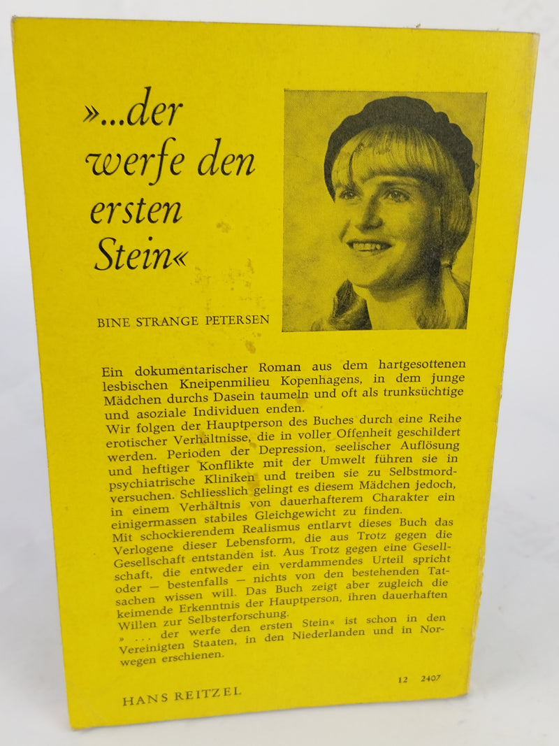 "...der werfe den ersten Stein"