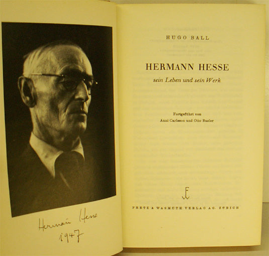 Hermann Hesse. Sein Leben und sein Werk