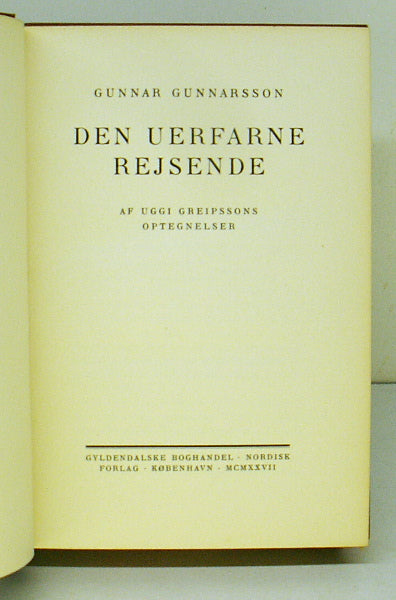 Den uerfarne rejsende