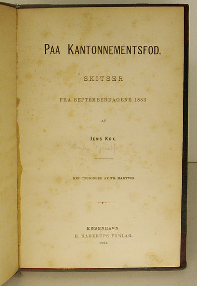 Paa kantonnementsfod